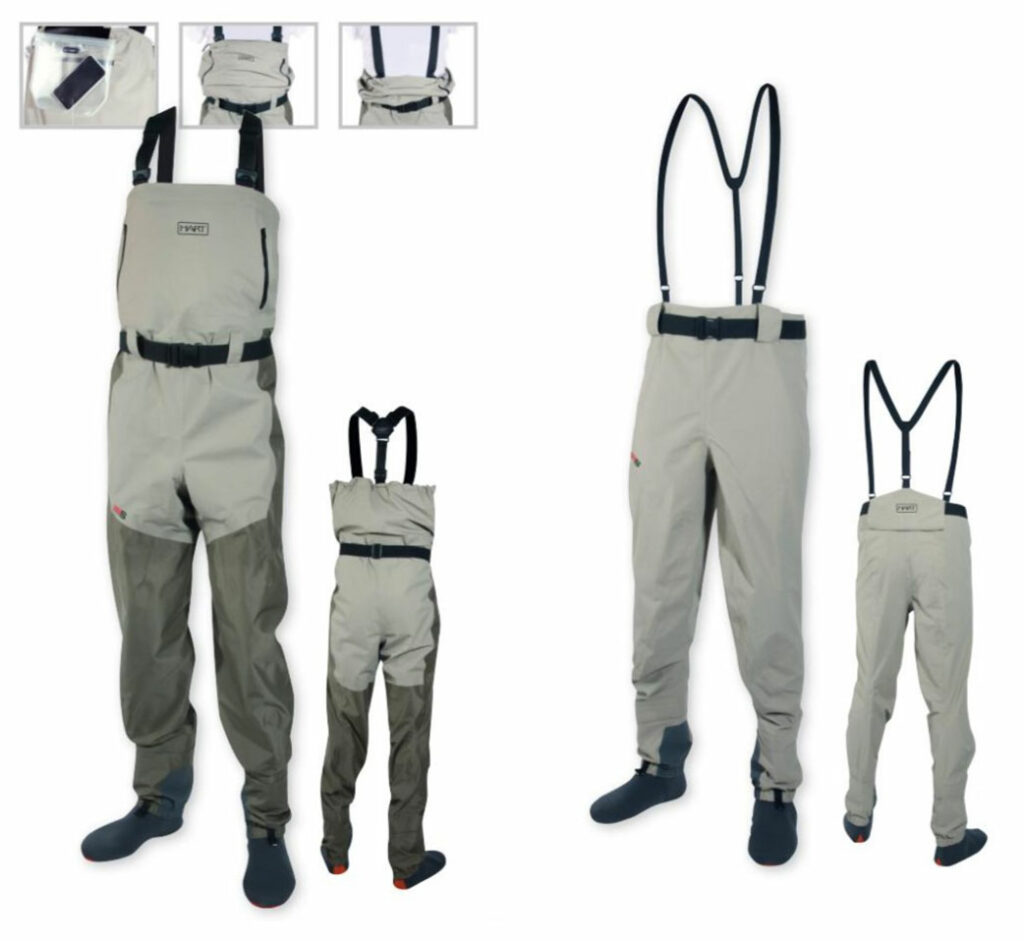 Wader in Pvc hart fishing