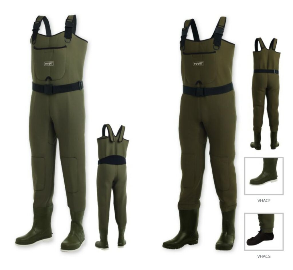 Waders in neoprene hart fishing