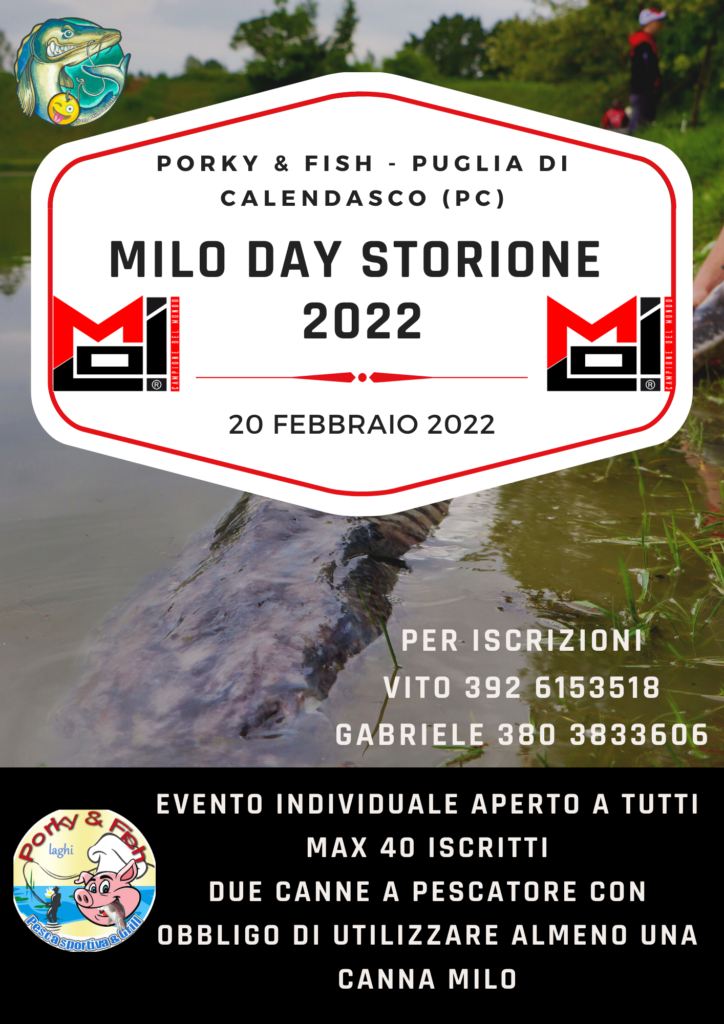Locandina Milo Day Storione 2022