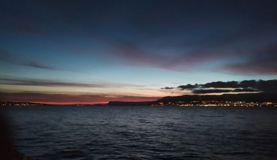 Panoramica dello Stretto di Messina