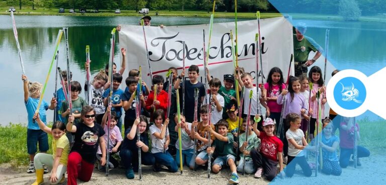 Bimbi in pesca al Lago Mallone