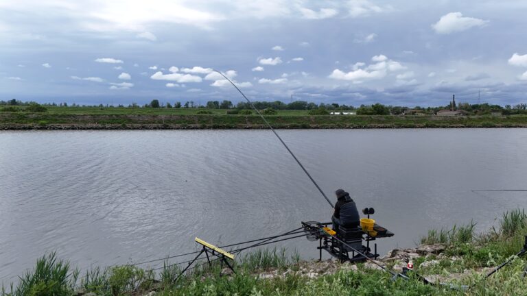La panoramica del campo gara de Le Chiatte a Loreo sul Canal Bianco