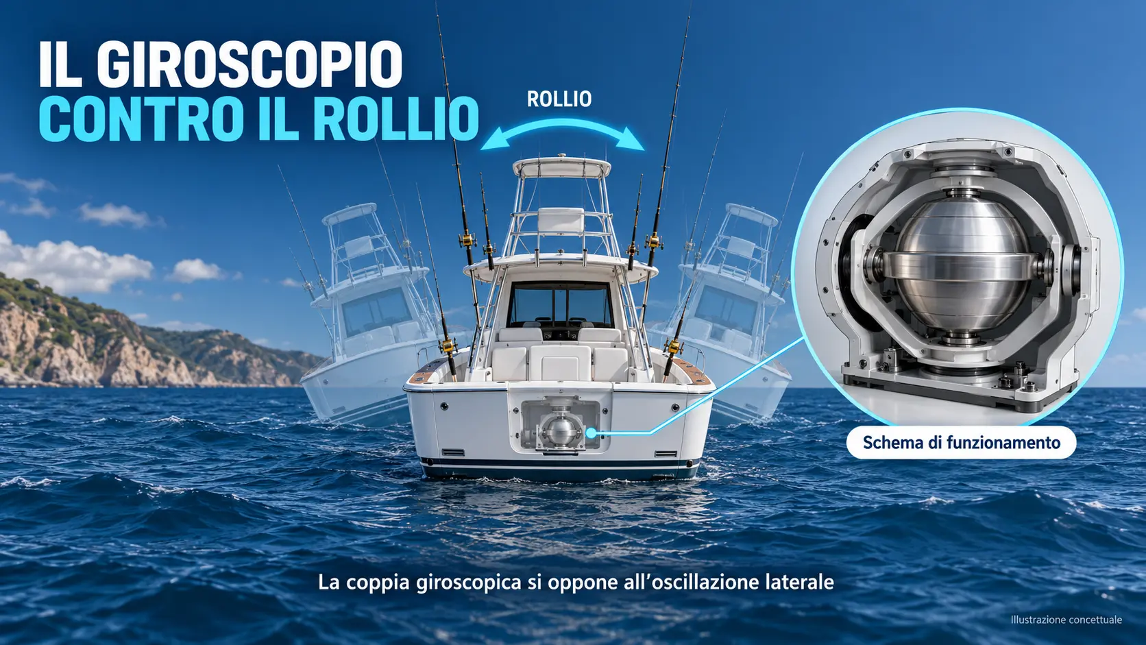 Seakeeper: il giroscopio che contrasta il rollio